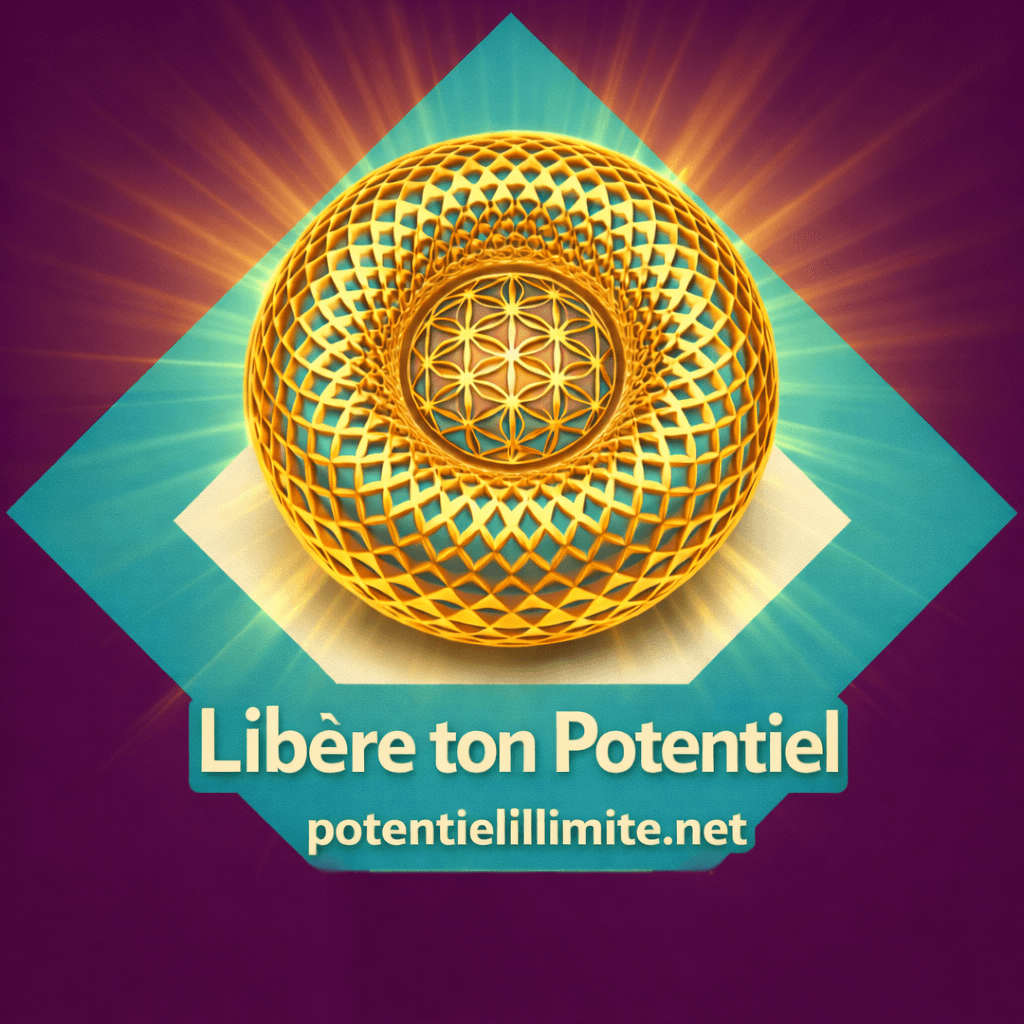 Logo POTENTIEL ILLIMITÉ (TRANSCENDANT) - "Libère ton potentiel, révèle ta Force intérieure, transforme ta vie." ⋅ Franck Cohendet ⋅ Thérapie, Coaching, Géobiologie, Formation - https://potentielillimite.net -